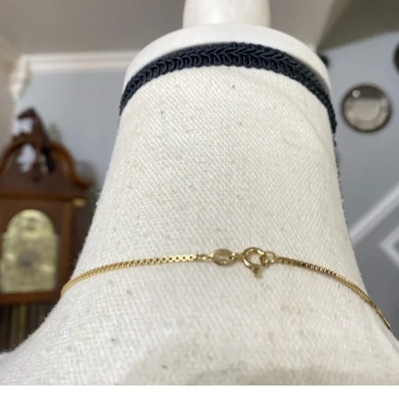 925 Heart Pendant Necklace Diamond Gold Tone - Picture 4 of 5